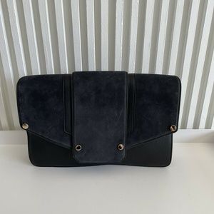 Mackage Pouch Leather Effy Black Leather / Suede NWT❤️